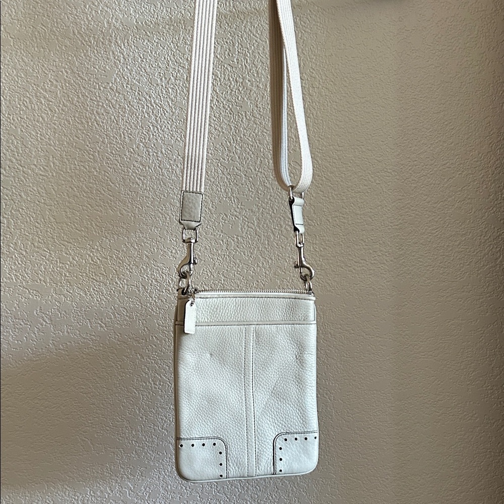 Coach White Crossbody Bag